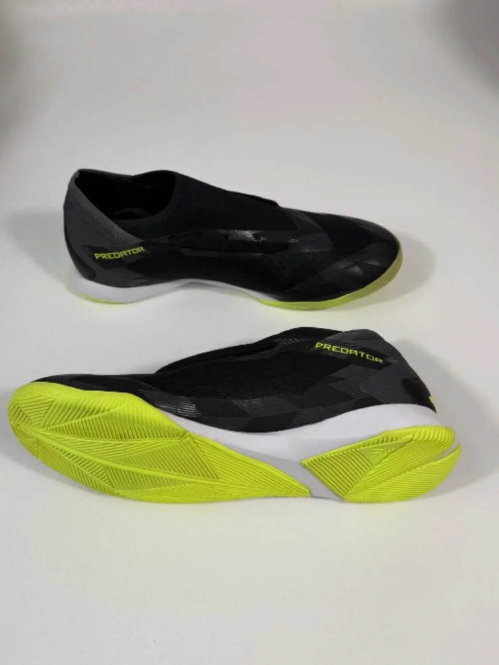 Adidas Predator Accuracy.3 in Indoor Soccer Shoe Core Black/Team Solar Yellow